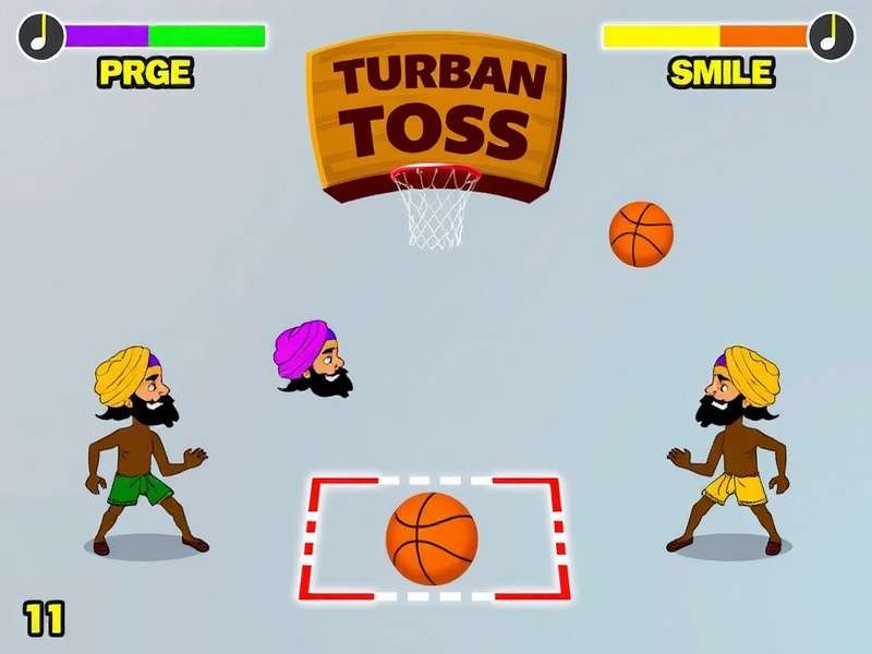 Basket Blitz Turban Toss Gameplay